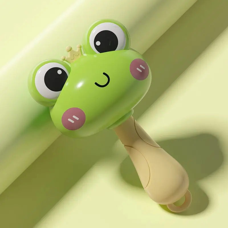 Hochet Girafe – Hochet Musical Sensoriel pour Nouveau-Né (0-12 Mois), Jouet de Dentition pour Bébé, Hochet Musical en Forme de Marteau de Sable pour le Développement et l'Éveil de Bébé