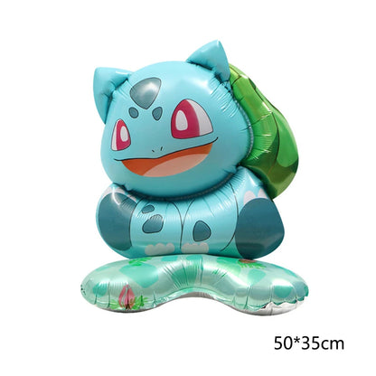 Pokémon Gift Bags – Pikachu Theme Birthday Party Packing Bags for Balloons, Candy, Snacks & Kids Party Favors (Charmander & Squirtle Design)