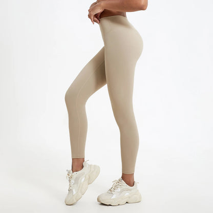 Women’s High Waist Yoga Leggings – Super Soft Gym Running Workout Tights with Push-Up Fit
