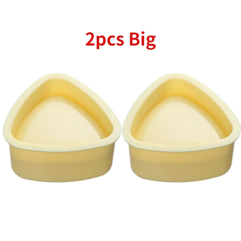 Onigiri Sushi Rice Ball Mold Kit – DIY Japanese Rice Press for Bento Lunches, Reusable Kitchen Tool (1–2 PCS)