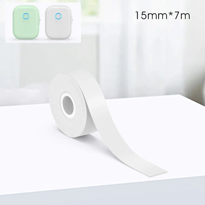 Mini impresora térmica Marklife P12 – Máquina etiquetadora portátil, impresora de pegatinas adhesivas con cinta de etiquetas continua, dispositivo de etiquetado de bolsillo Bluetooth para el hogar, la oficina y la organización