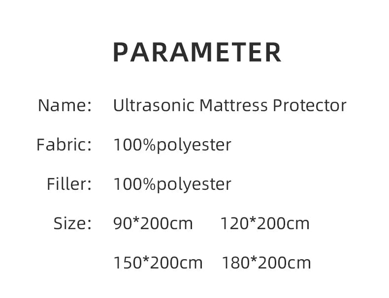 Protège-matelas imperméable – Housse de matelas lavable avec jupe élastique pour la protection du lit