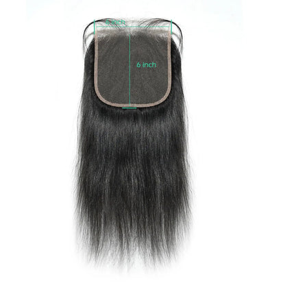 24/26 pulgadas de cabello humano brasileño liso para frontal de encaje – Cierre frontal de encaje transparente HD de 13x6 pre-arrancado | Extensión de cabello natural Remy