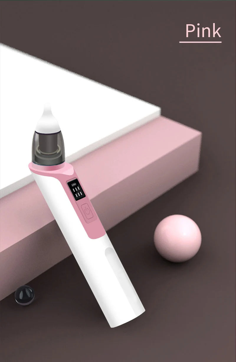 Aspirateur nasal électrique rechargeable pour bébé 2026 – Nettoyeur de nez doux pour nouveau-né avec aspiration réglable pour soulager la congestion infantile