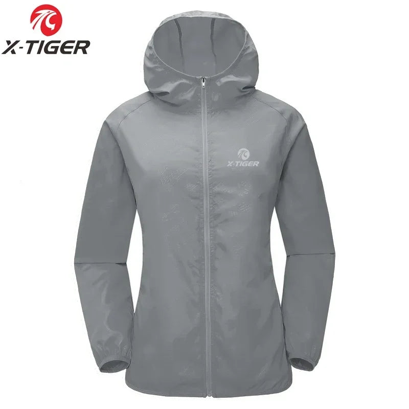 X-TIGER Waterproof Hiking Jacket – Unisex Quick-Dry UV Protection Windbreaker for Camping, Trekking, Fishing & Outdoor Sports