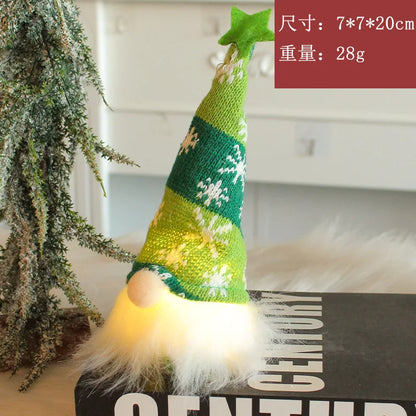 2026 Glowing Gnome Christmas Doll – Faceless Merry Christmas Decoration for Home, Navidad & New Year Holiday Gifts