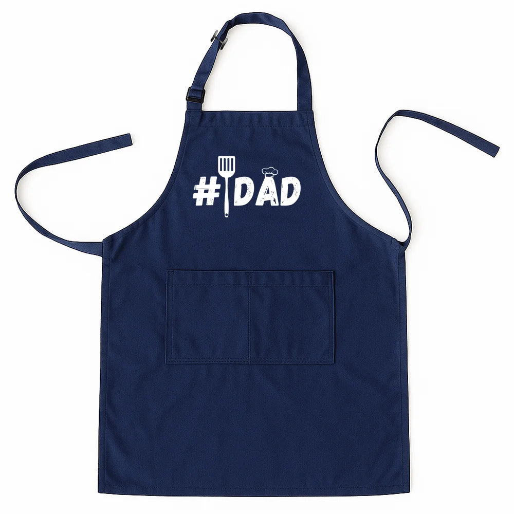 Best Dad Ever Apron – Father’s Day Cooking Gift for Daddy with Pockets, Kitchen Chef Apron AP-002