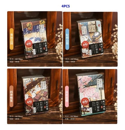 Carnet de poche Kawaii Chat de dessin animé – Mini carnet, agenda et journal de style japonais pour l'école et les voyages