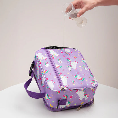 Fiambrera Bento para niños – Recipiente de comida portátil a prueba de fugas para la escuela, viajes y picnics, fiambrera para estudiantes apta para microondas para frutas, aperitivos y comidas