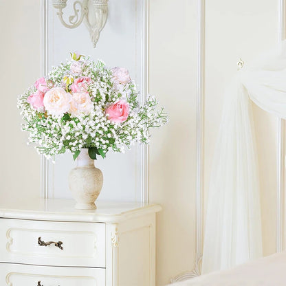 1 Fleur Artificielle Haleine de Bébé de 63 cm – Gypsophile Artificiel Réaliste pour Bouquets DIY, Mariages, Fêtes et Décoration Intérieure