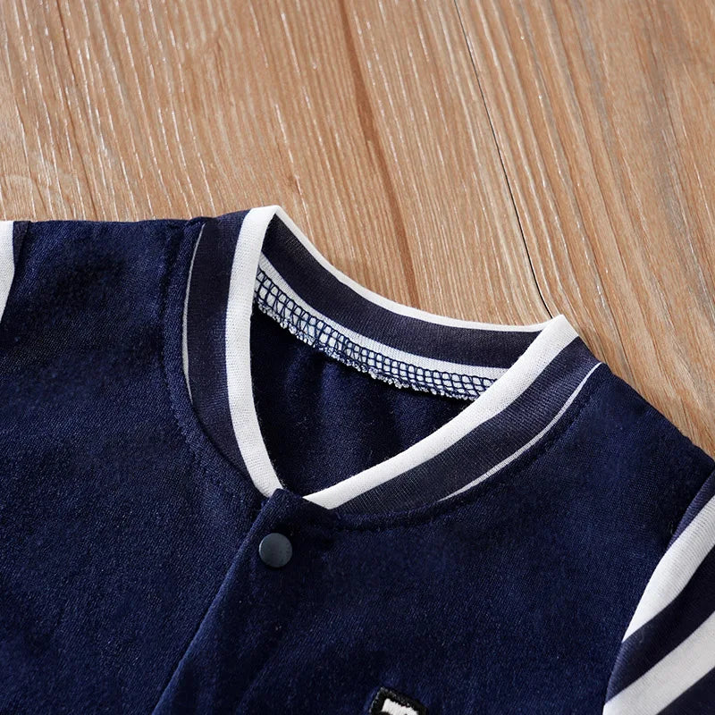 0-18M Baby Short Sleeve Jumpsuit – Soft & Comfortable Embroidered Letter Romper for Boys & Girls, Casual Summer Newborn Outfit