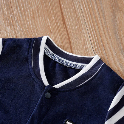 0-18M Baby Short Sleeve Jumpsuit – Soft & Comfortable Embroidered Letter Romper for Boys & Girls, Casual Summer Newborn Outfit