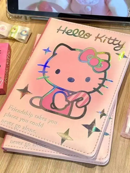 A6 Cuaderno de gato bonito - Diario de gatitos de dibujos animados, diario de estudiante y libro para colorear