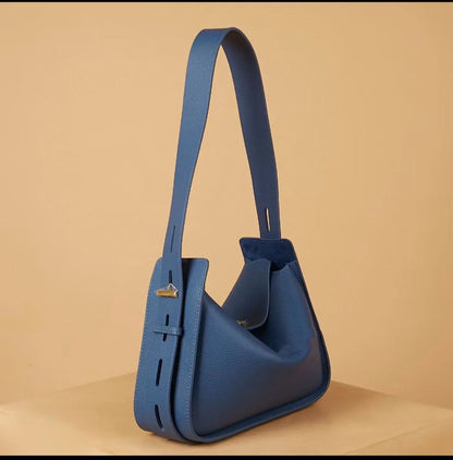 Women's Genuine Leather Shoulder Bag – Luxury Cowhide Crossbody & Underarm Tote with Large Capacity, Elegant Fashion Handbag for Everyday Use