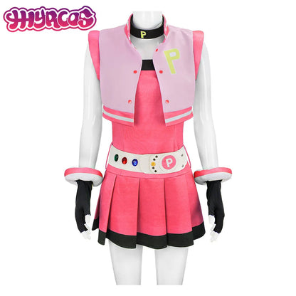 Powerpuff Girls Cosplay Costume – Full Set Blossom / Buttercup / Bubbles Halloween Dress with Belt