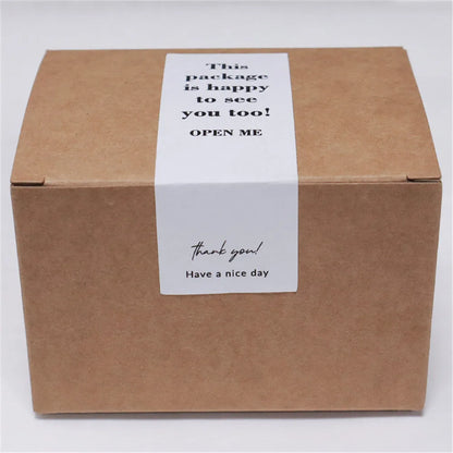 100 pegatinas rosas "Tienes buen gusto" de agradecimiento - Bonitas etiquetas de embalaje para pequeños negocios, regalos de panadería, bolsas de venta al por menor y envoltorios de productos
