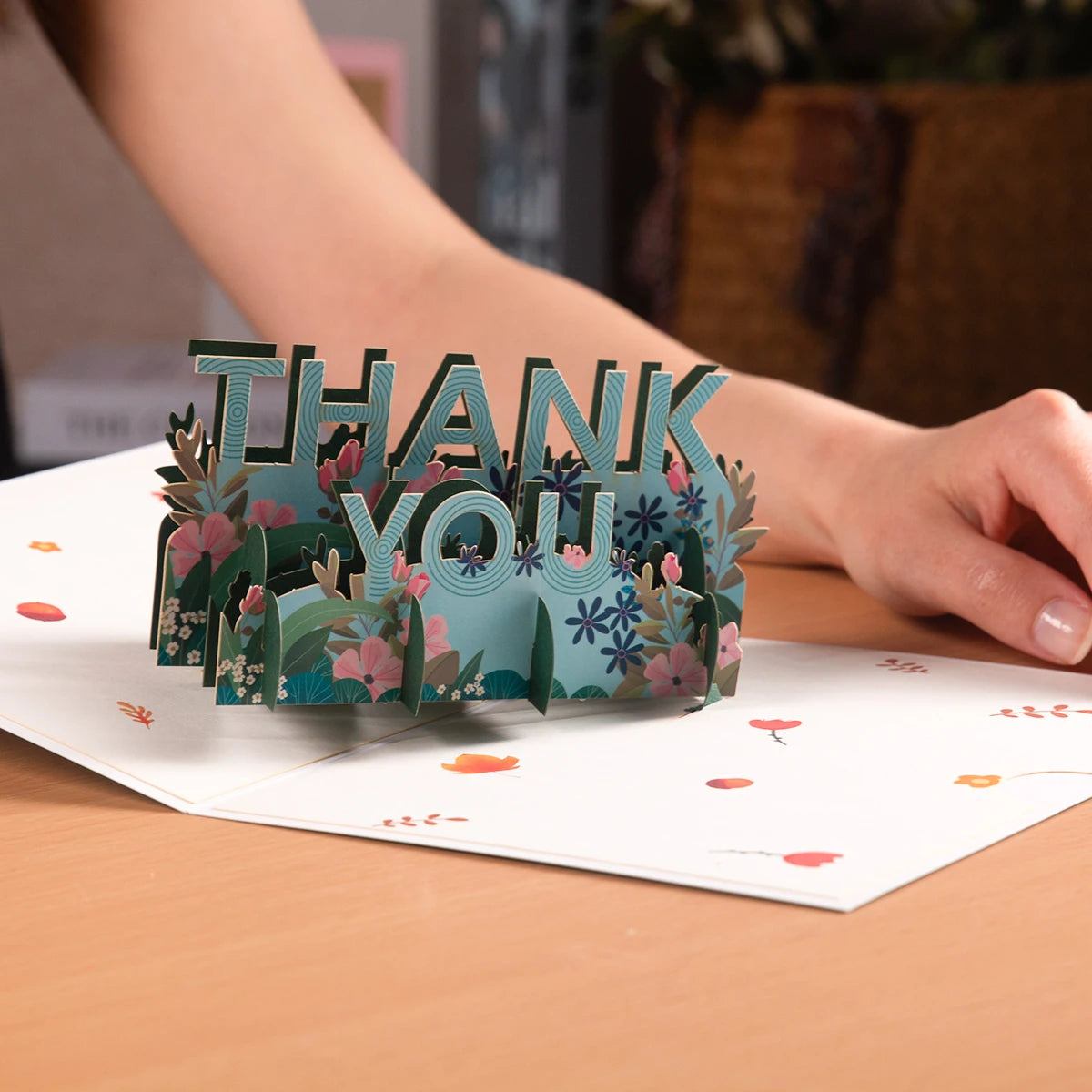 3D Pop-Up Thanksgiving Greeting Card – Thank You Card for Family, Friends, Appreciation & Holiday Wishes