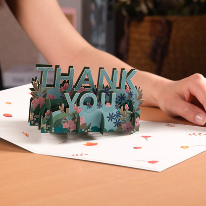3D Pop-Up Thanksgiving Greeting Card – Thank You Card for Family, Friends, Appreciation & Holiday Wishes