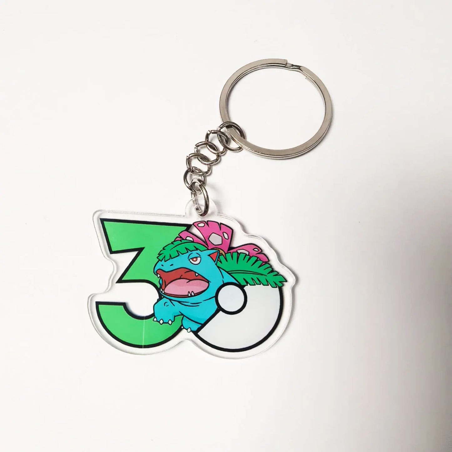 Pokémon 30th Anniversary Acrylic Keychain – Captain Pikachu, Eevee & Eeveelutions (50 Styles)