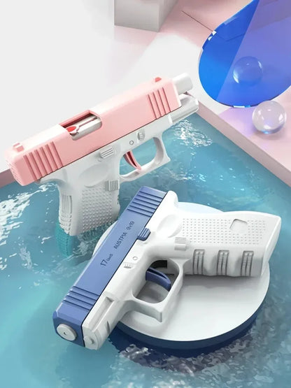 Pistola de agua eléctrica de alta presión – Pistola de agua Super Soaker recargable para juegos de verano al aire libre, piscinas infantiles y actividades acuáticas