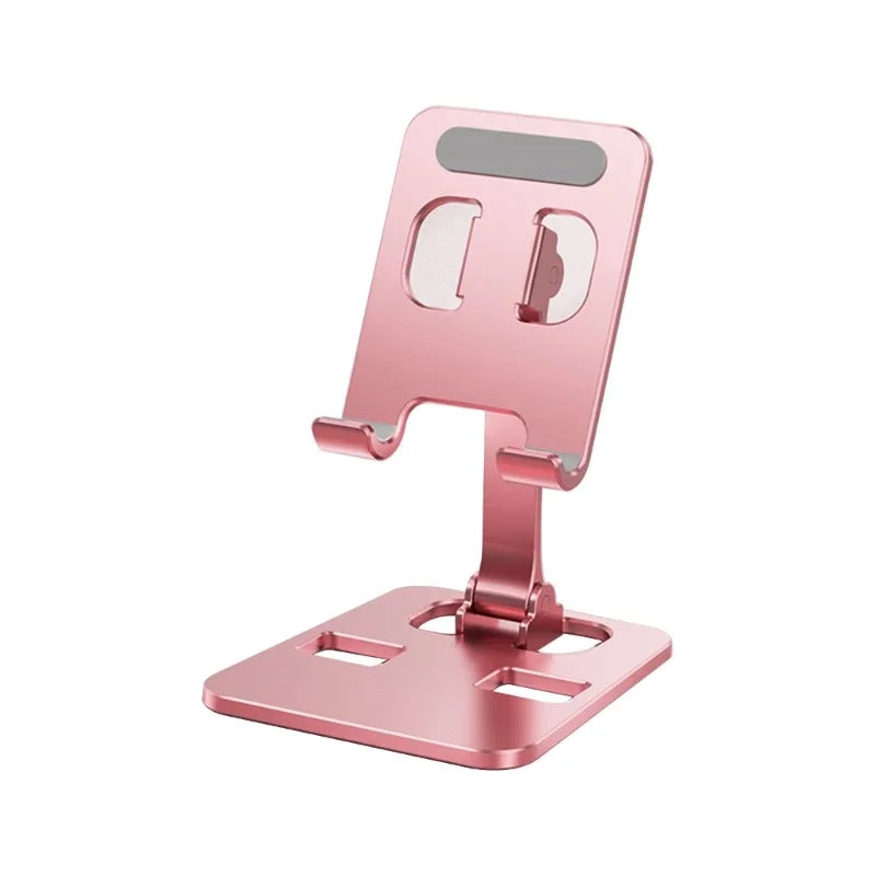 Support universel pour tablette en alliage d'aluminium – Support de bureau pliable et réglable pour iPad, tablettes et smartphones avec angles de vision flexibles