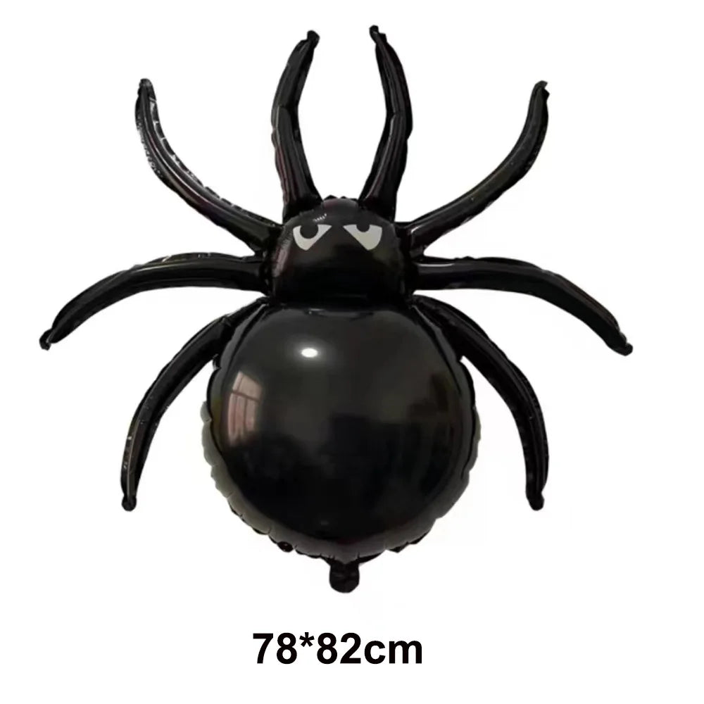 Large Halloween Standing Foil Balloons – Haunted House, Castle, Skull, Coffin & Witch Mylar Balloons for Halloween Party Decorations