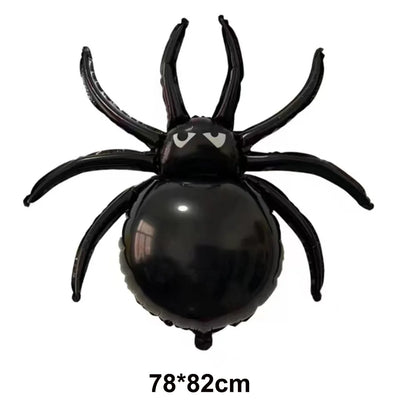 Large Halloween Standing Foil Balloons – Haunted House, Castle, Skull, Coffin & Witch Mylar Balloons for Halloween Party Decorations