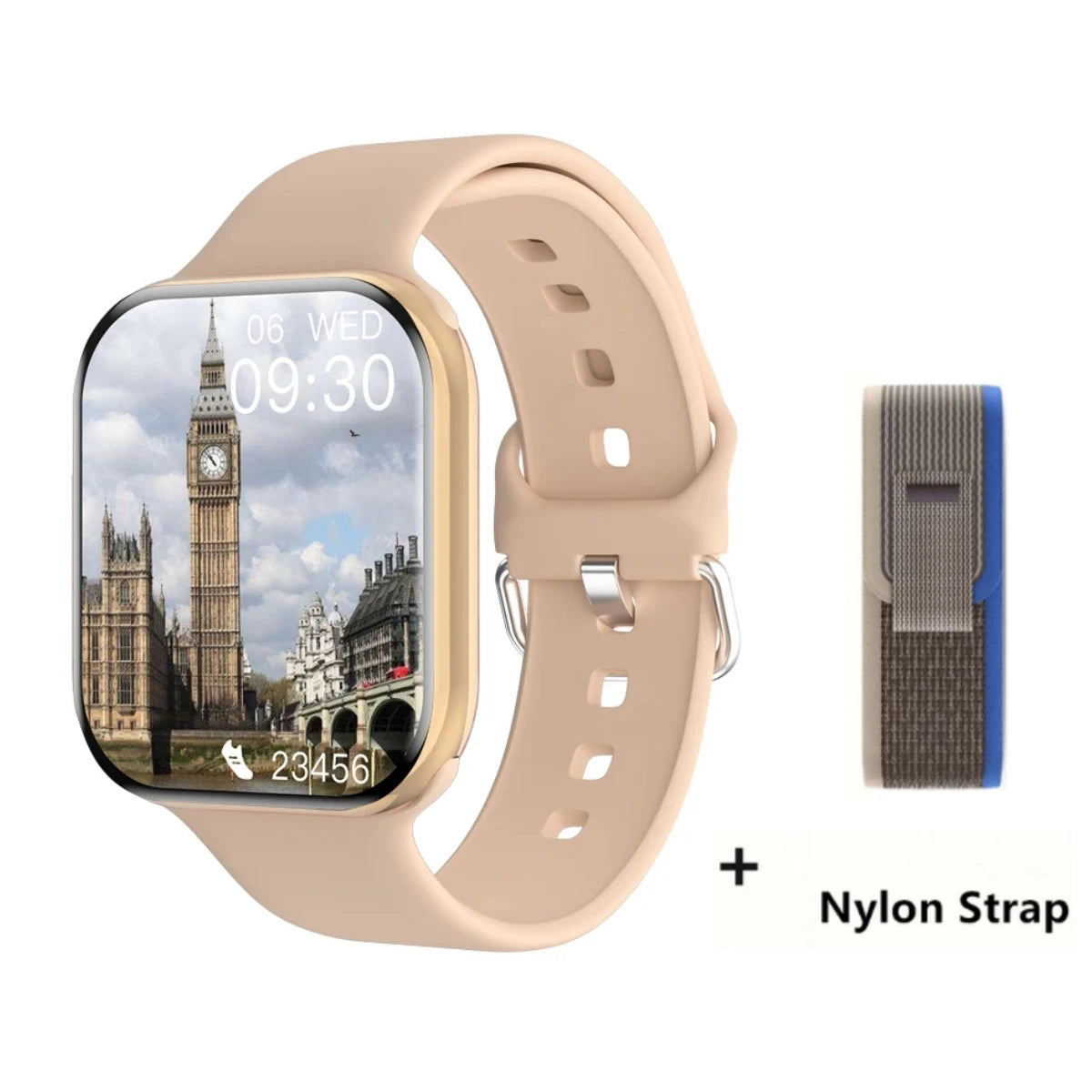 Watch 11 Smartwatch – GPS Bluetooth Calling NFC Smart Watch with Body Temperature Monitor & Always-On Display for Android & iPhone