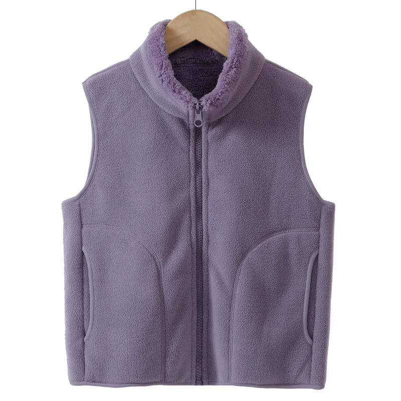 Teen Boys and Girls Winter Fleece Jacket, Thick Warm Windproof School Coat, Cozy Casual Outerwear for Older Teens and Young Adults