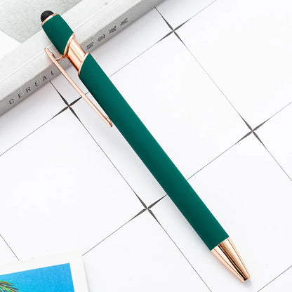 Metal Ballpoint Pen with Stylus Tip – Touch Screen Writing Pen for Office, School & Stationery, Custom Logo & Name Gift