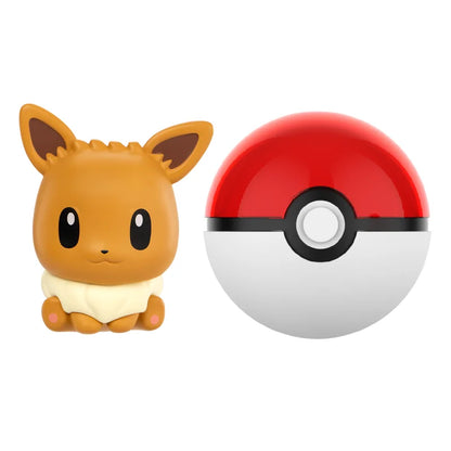 Pokémon Poké Ball Mini Action Figures Set – Pikachu Charmander Bulbasaur Anime Model Toy Gift for Kids