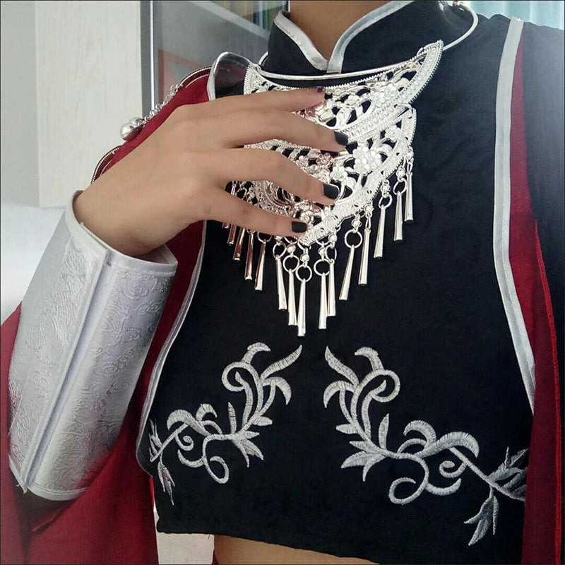 Heaven Official’s Blessing (Tian Guan Ci Fu) Hua Cheng Cosplay Costume – Red Chinese Hanfu Uniform Outfit for Halloween, Roleplay & Anime Events