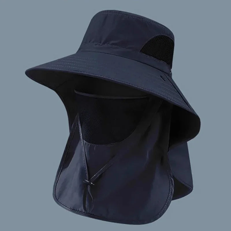 Outdoor UV Protection Bucket Hat – Sun Hat with Neck Flap for Hiking, Fishing, Camping & Outdoor Activities