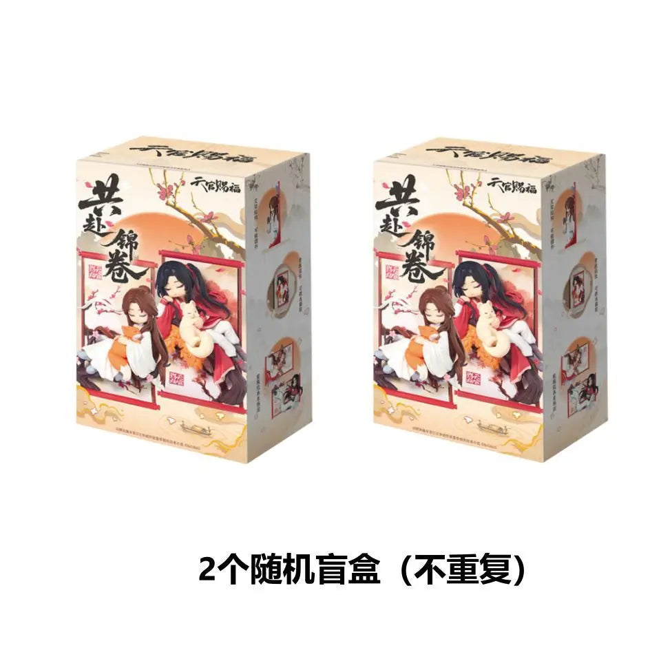 Heaven Official’s Blessing Scroll Series – Xie Lian & Hua Cheng Magnetic Sticker Blind Box, Anime Figure Ornament & Collectible Toy