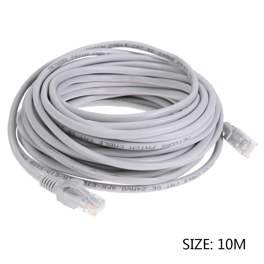 Cable Ethernet de alta velocidad – Cable de red LAN RJ45 para router, ordenador, portátil y dispositivos de monitorización, cable de conexión a Internet 1M/2M/3M/5M/10M/15M/30M