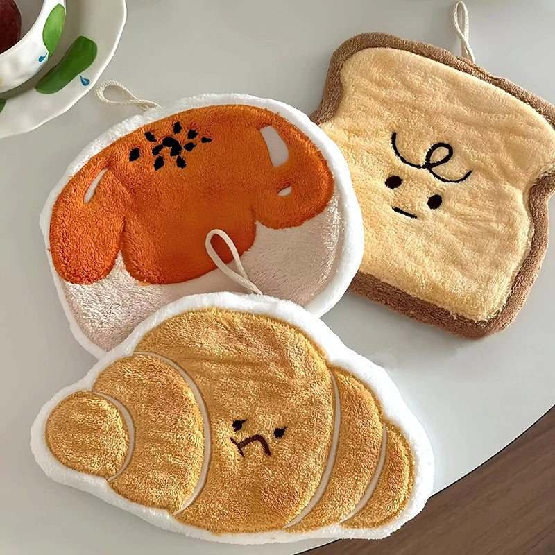 Serviette absorbante douce Kawaii – Joli chiffon de nettoyage pour la cuisine et la salle de bain, pour usage domestique