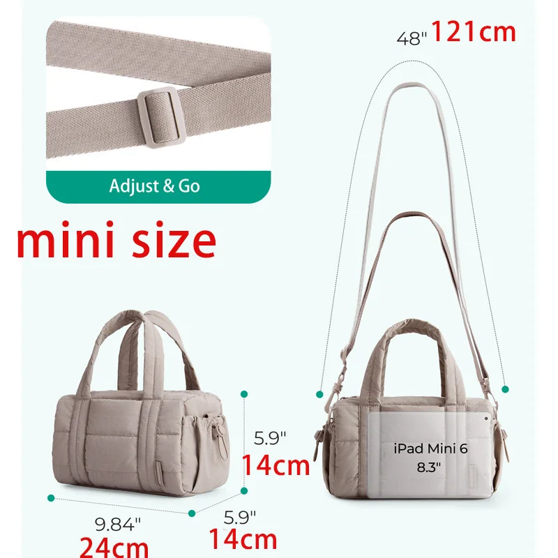 BAGSMART Women's Hobo Crossbody Bag Large Capacity Casual Shoulder Handbag for Travel & Everyday Use