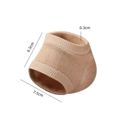 Silicone Heel Protectors – Moisturizing Heel Socks with Anti-Crack Design, Soft Gel Heel Pads for Dry Skin & Everyday Foot Care