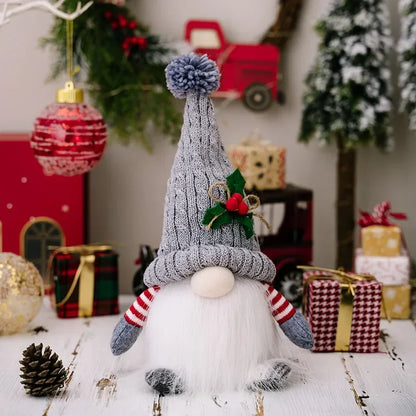 1–3PCS Christmas Gnome Reindeer Decorations 2026 – LED Glowing Gnome Doll Night Light for Xmas Tree, Home Decor, Gifts & New Year 2027
