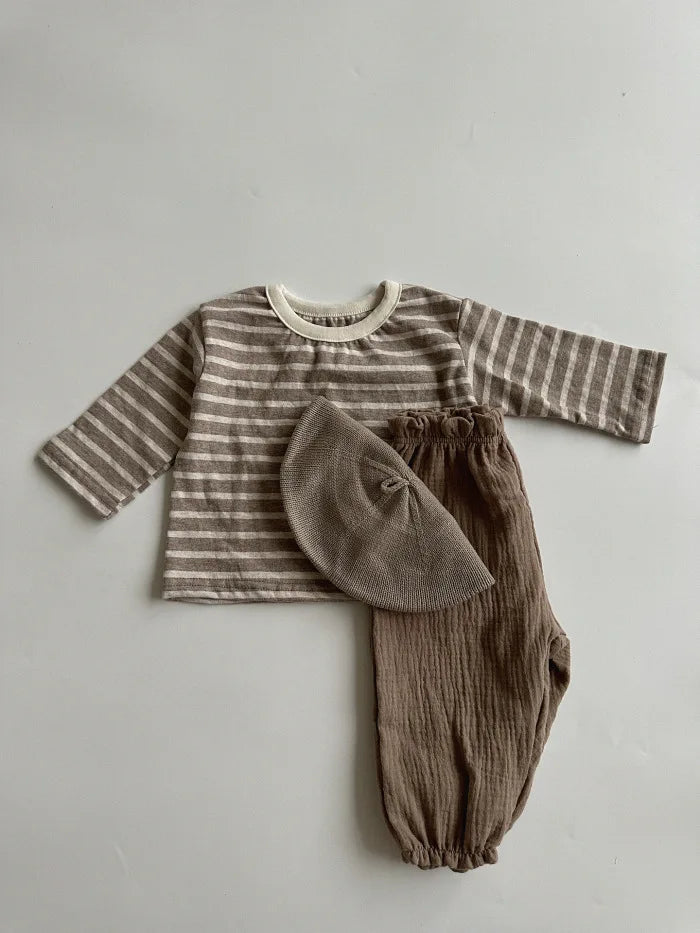 Pantalones de Bebé de Algodón Orgánico – Pantalones Suaves de Muselina Estampados para Recién Nacidos y Niños Pequeños, Parte de Abajo Informal y Adorable para Usar en Primavera, Verano, Otoño e Invierno