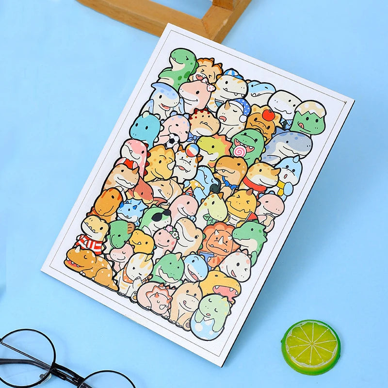 Puzzle en bois Montessori animaux – Jouet empilable chat, jeu de casse-tête éducatif pour enfants, jouet d'apprentissage créatif en bois, travaux manuels de peinture et décoration de chambre