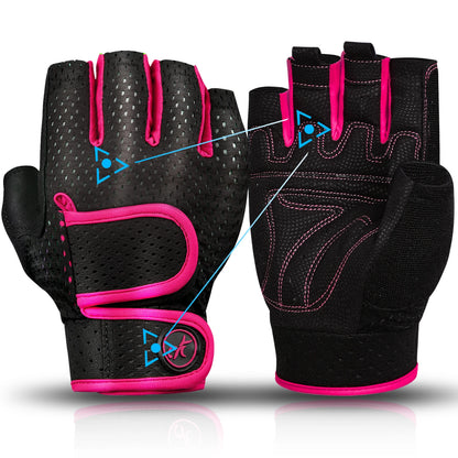 MOREOK Gym Gloves – Men's Non-Slip 3mm Padded Workout Gloves for Weightlifting, Pull-Ups, Kettlebell & Fitness Training