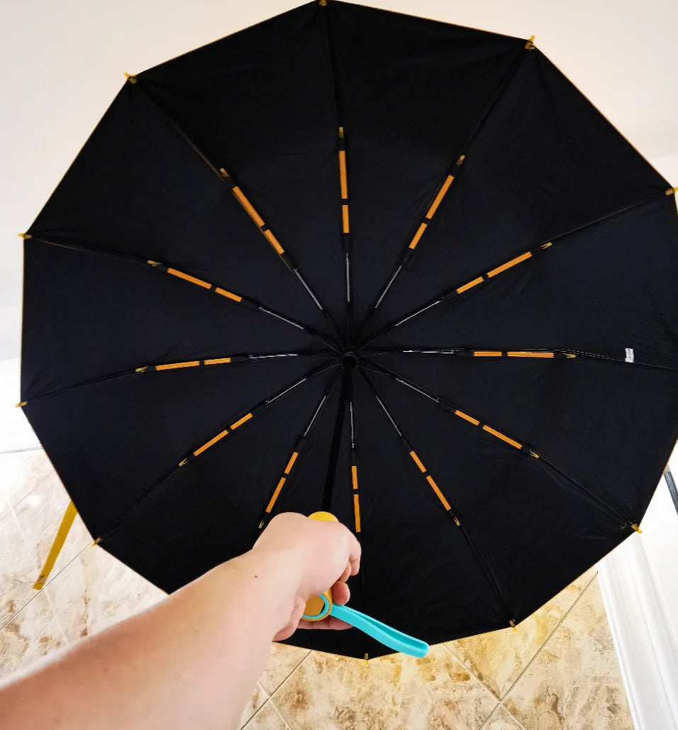 Paraguas Automático Cortavientos de 72 Huesos – Paraguas Grande Plegable para Lluvia con Protección UV para Hombres y Mujeres, Paraguas Impermeable de Alta Resistencia para Exteriores