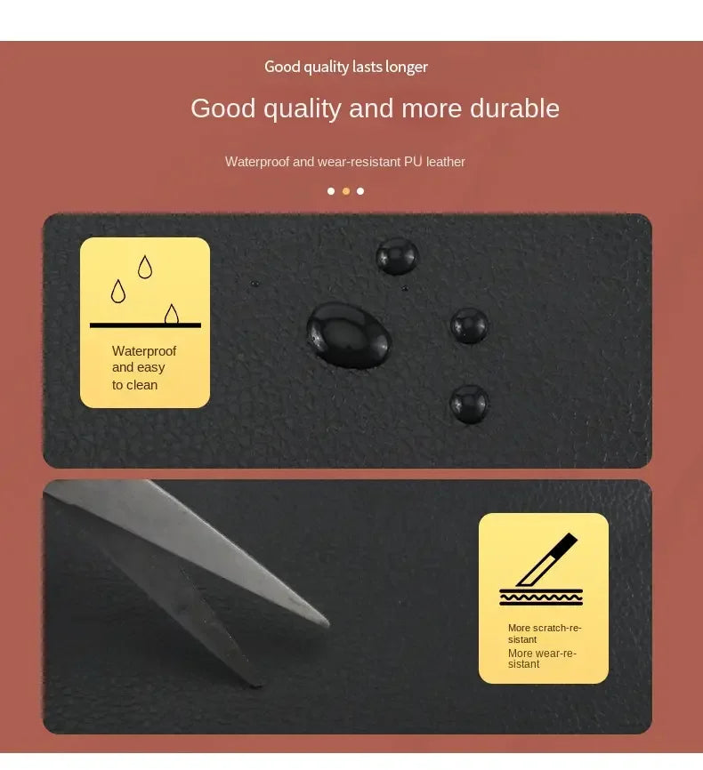 0.9mm Self Adhesive Soft PVC Artificial Leather Repair Patch for Sofas, Chairs, Furniture & DIY Crafts