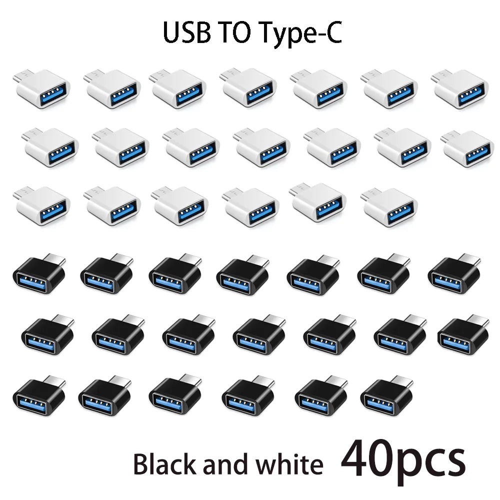 USB-C to USB 3.0 OTG Adapter – Type-C Male to USB-A Female Data Connector for MacBook, iPad & USB-C Devices