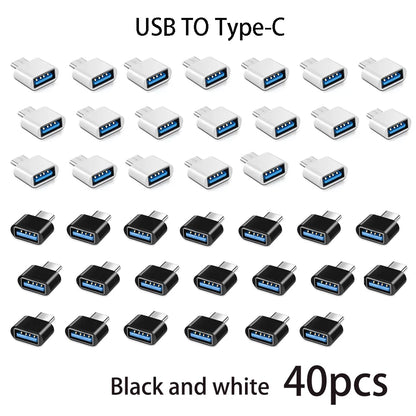 USB-C to USB 3.0 OTG Adapter – Type-C Male to USB-A Female Data Connector for MacBook, iPad & USB-C Devices