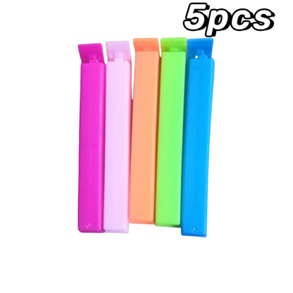 5-30PCS Colorful Bag Sealing Clips – Reusable Moisture-Proof Snack Bag Clamps for Food Storage, Fresh-Keeping Plastic Bag Kitchen Accessories