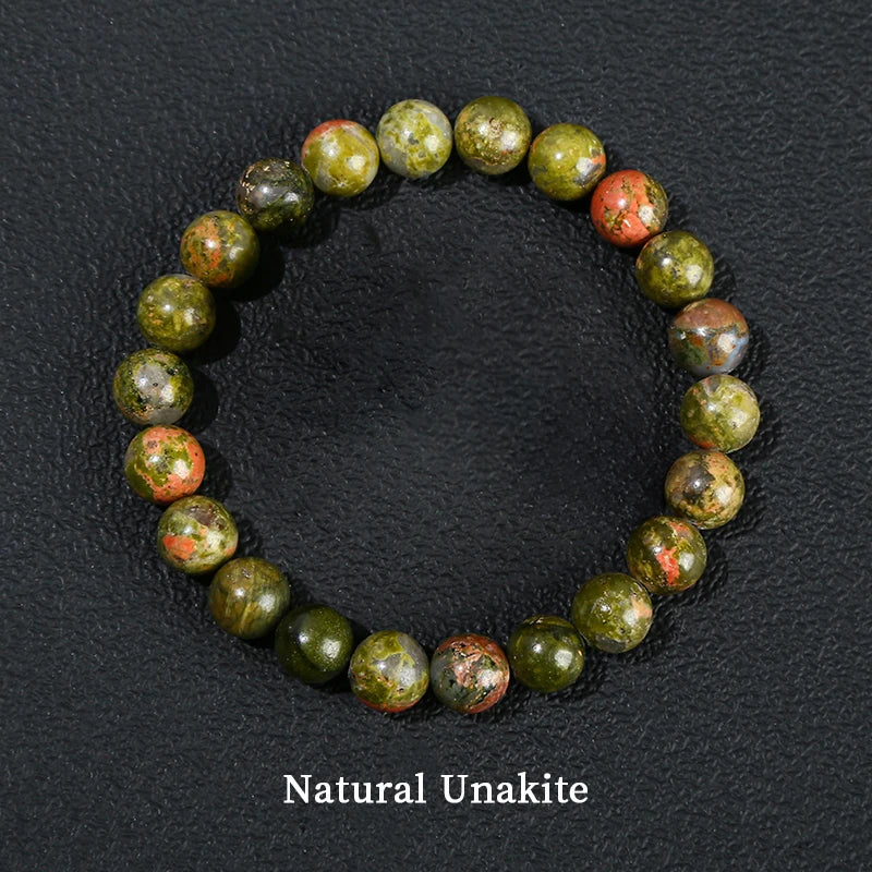 Bracelet en perles de lapis-lazuli naturel, de quartz et d'améthyste – Bijou énergétique de guérison Reiki en cristal pour hommes et femmes