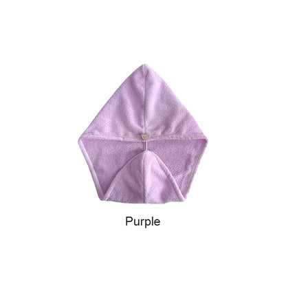 Toalla de microfibra para el cabello – Turbante absorbente de secado rápido para mujer, ducha y spa