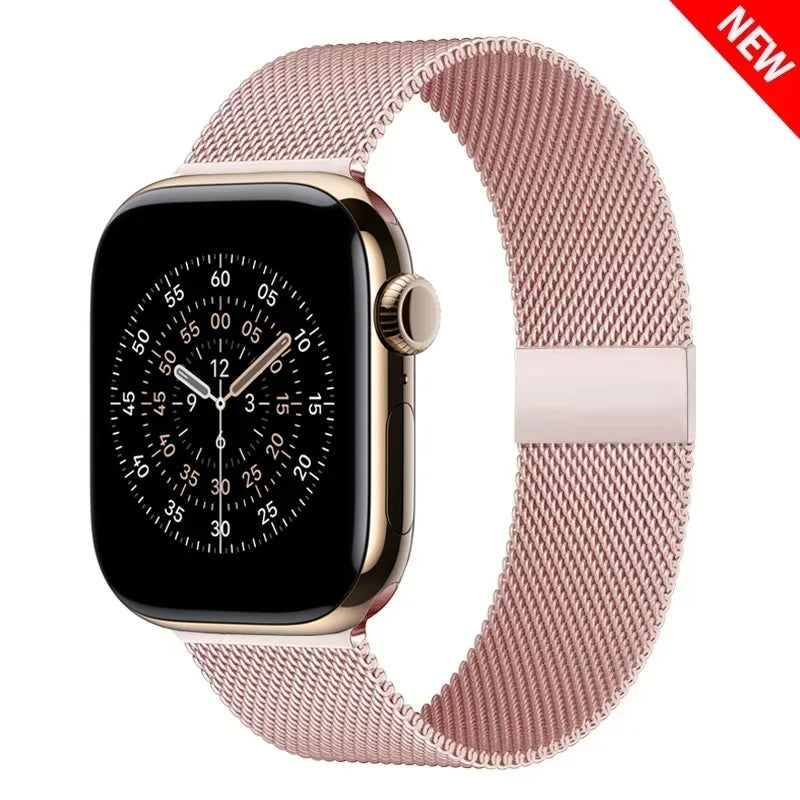 Milanese Loop Metal Band for Apple Watch – Compatible with Series 11, 10, 9, 8, 7, 6, 5, 4, SE & Ultra 2/3, 40–49mm
